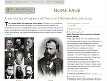 Tablet Screenshot of dvorak-society.org